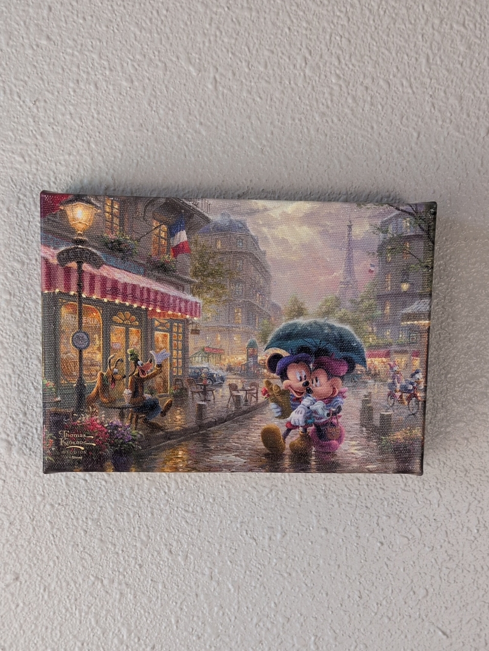 Disney Mickey and Minnie in Paris - Gallery Wrapped Canvas